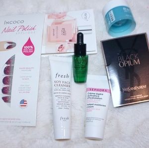 Skincare bundle + nail and perfume